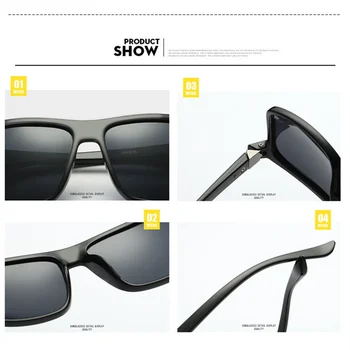 Imwete Poliarizuoti Akiniai nuo saulės Vyrams Judėjimo Dizaineris Vairavimo Saulės akiniai Moterų Derliaus Anti-UV Vairuotojo Black Akiniai Akiniai