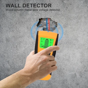 3 1. Metalo Detektorius Rasti Metalo, Medienos Smeigės Įtampos Live Wire Aptikti Sienos Elektrinis Laukas Finder Sienos Detektorius