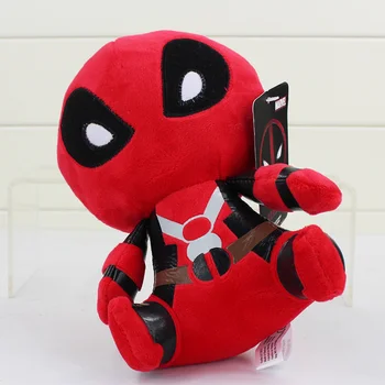 20CM Deadpool Pliušinis Lėlės Žaislas Q Versija Deadpool Wade Winston Wilson Brinquedo Vaikams