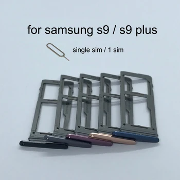 Samsung Galaxy S9 Plus G965 G965F G965FD G965U Originalus Telefonas Būsto Nauja SIM Kortelė, Adapteris Ir Micro SD Kortelės lizdas Turėtojas