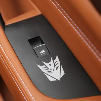 Auto Reikmenys 3D Transformatoriai Emblema nikelio metalo Lipdukas Auto logotipas Langą Uodega Automobilių Kėbulo Apdailos Automobilių Stilius