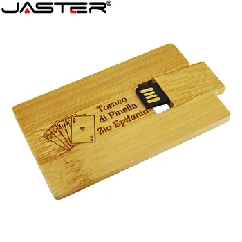 JASTER 1PCS nemokamai logotipą Bambuko Medienos Raudona mediena logotipą, graviruoti pendrive 4GB 8GB 16G 32GB 64GB medinės kortelės modelis usb atmintinės