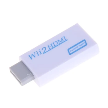 Wii į HDMI Adapteris Keitiklis palaiko Full HD 720P 1080P 3.5 mm Audio Wii2HDMI Adapteris HDTV