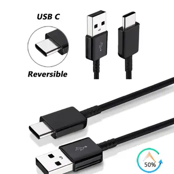 1.2 m, 3A USB C Tipo Kabelis Greito Įkrovimo Laido Tipas-C USB C Įkroviklis, Skirtas Samsung 