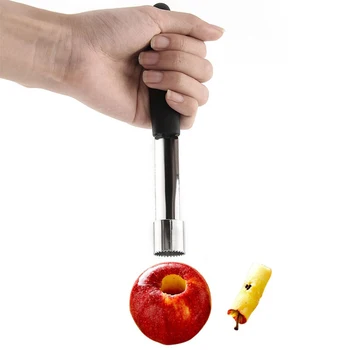 Karšto Nerūdijančio Plieno Apple Corer, Kriaušių Vaisių, Daržovių įrankiai Core Sėklos Valiklis Cutter Sėjamoji Peilis Peilis Virtuvės Dalykėlių, Įrankiai