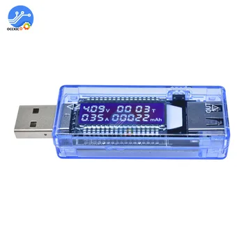 Voltmeter Srovės Matuoklis USB Power Bank Testeris Diagnostikos Įrankis Gydytojas Įkroviklio Įtampa Talpos Matavimo Įrankiai Ammeter Skaitmeninis