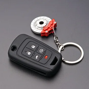 Silikono automobilio raktas fob padengti atveju turėtojas shell marškinėliai Chevrolet Chevy VOLT 5 mygtukus nuotolinio keyless remonto odos keychain