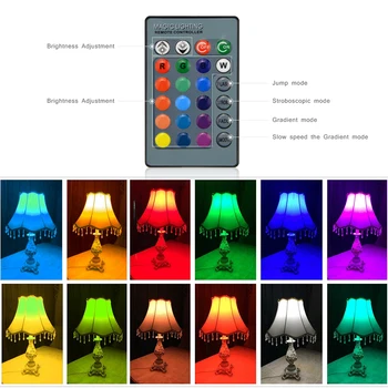 5W 7W 10W RGB Led Spot light Bulb Bubble Ball Lempos, E27 E14 GU10 AC85-265V Pritemdomi Magija Atostogų RGB Apšvietimas+Nuotolinio Valdymo pultas
