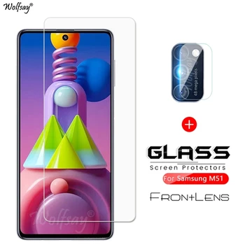 Samsung Galaxy M51 Stiklo Samsung M51 M31 A52 A72 A12 A51 A71 A21S Grūdintas Stiklas Ekrano apsaugos Galaktika M51 Stiklo