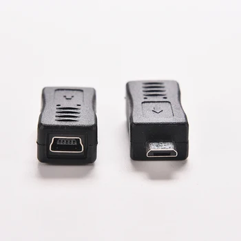 Micro Male USB į Mini USB Female Adapteris Jungties Adapteris Keitiklis Mobiliųjų Telefonų, MP3