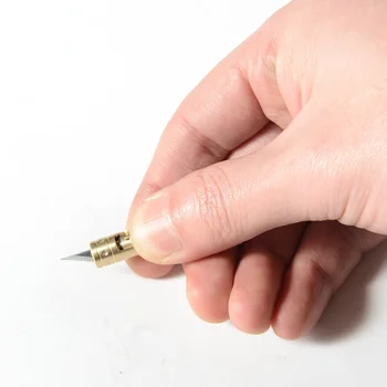 1Pcs Mažas Ištraukiama Cutter Lauko Mini Nešiojamieji Naudingumas Peilis Popieriaus Pjaustytuvas Didelis Kietumas, Anglies Plieno Key Chain Įrankis 2020 m.