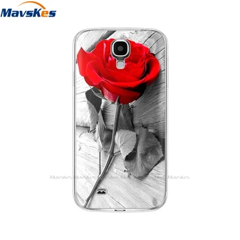 Samsung Galaxy S4 i9500 Atveju Gėlių TPU Silikoninis Dangtelis, Skirtas 