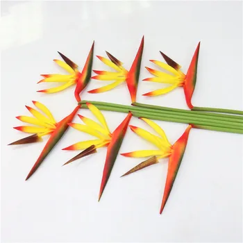 1PCS/DAUG PU nekilnojamojo touch mažo dydžio dangaus paukščių dirbtiniai augalai 55cm modeliavimas gėlių vestuvių dekoracija namuose šalis viešbutyje