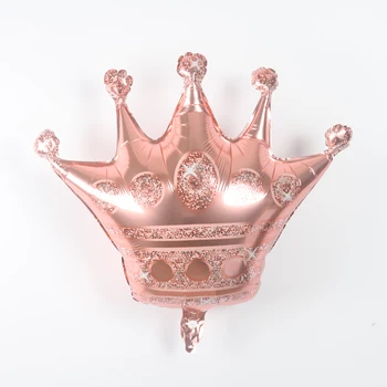 1pc didelis Princess Crown Balionas auksu, rožinė aukso rožinė mėlyna Kūdikių Dušas, Vestuvių, Gimtadienio Prekes Vaikams Dovanos Balionas
