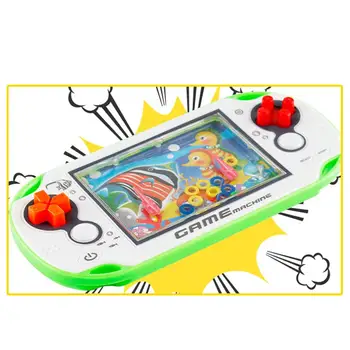 Retro Vandens Žiedas Žaidimo Mašina Vaikas Nešiojamą Žaidimų Konsolę Vandens Ratas, Žiedas Lobizmas Išspausti Žaislas Tėvų-Vaikų Interaktyvus Žaislas Atsitiktinis