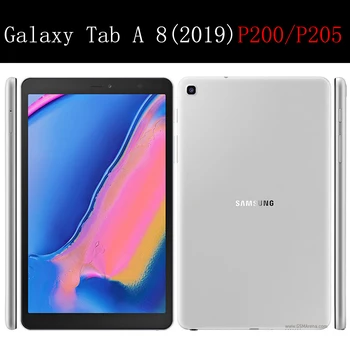 Tablet case for Samsung Galaxy Tab 8 2019 S Pen Odos Smart Miego pabusti funda Trifold Stovėti Kietas viršelis rubisafe SM-už p200/P205