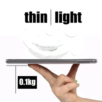 Tablet case for Samsung Galaxy Tab 8 2019 S Pen Odos Smart Miego pabusti funda Trifold Stovėti Kietas viršelis rubisafe SM-už p200/P205