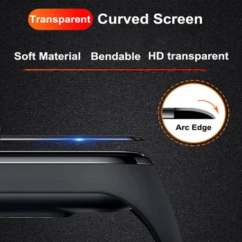 3D Ekrano Apsauginė Plėvelė Xiaomi Mi Band 3 4 5 Raštas Visišką Smart Žiūrėti Atsparus Įbrėžimams, Band3 Band4 Band5 9H HD