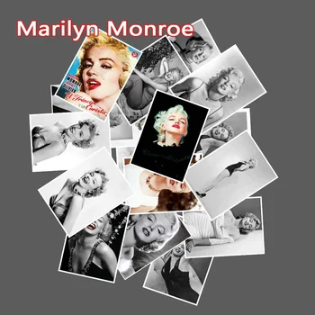 25pcs Marilyn Monroe Vandeniui Animacinių filmų aplinkosaugos ¾enklelis Bagažo Riedlentė Telefoną, Nešiojamąjį kompiuterį, Dviratį prie Sienos Gitara Lipdukai