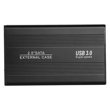 2.5 Colių USB 3.0 Išorinis HDD Gaubto Langelį SATA į USB 3.0 HDD Kietojo Disko Atveju 5Gbps Aliuminio SSD Lauke Paramos 3TB Nešiojamas KOMPIUTERIS