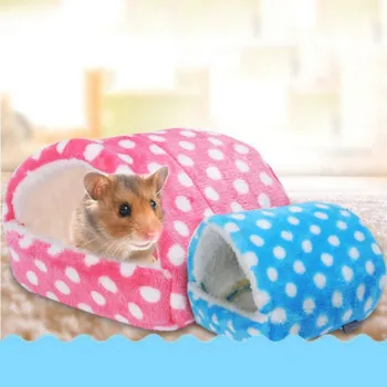 Aukštos Kokybės Pliušinis Minkštas kiaulyčių House Bed Narve Žiurkėno Mini Gyvūnų Pelių, Žiurkių Lizdą Lova Žiurkėno Namas Mažų Naminių Produktų