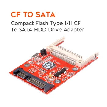 Kebidu CF Sata konverteris CF (Compact Flash Merory Kortelės 2.5 SATA 22Pin konverteris Adapteris Compact Flash HDD Hard Disk Adapteris