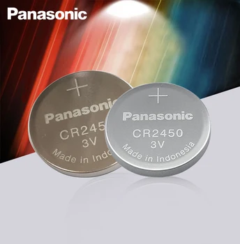 2VNT Naujos Originalios Panasonic CR2450 CR 2450 3V Lithium Button Cell Baterijos Monetos Baterijas Laikrodžiai,laikrodžiai,klausos
