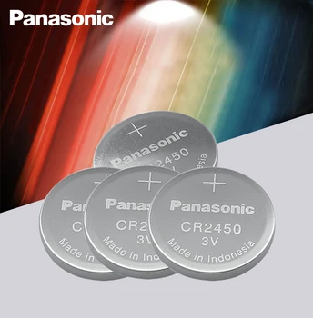 2VNT Naujos Originalios Panasonic CR2450 CR 2450 3V Lithium Button Cell Baterijos Monetos Baterijas Laikrodžiai,laikrodžiai,klausos