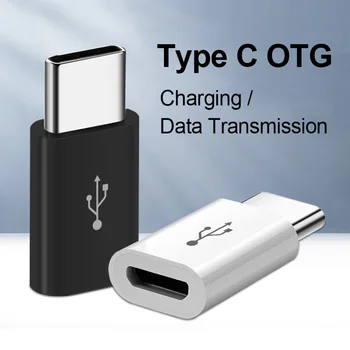 2VNT C Tipo OTG Adapteris Micro USB Į USB C Mobiliojo Telefono Adapteris Micro USB 