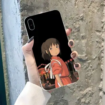 LVTLV Animacinių filmų Studio Ghibli Atkakli Toli Totoro Shell Telefono dėklas skirtas iPhone 8 7 6 6S Plus X 5S SE 2020 XR 11 12 pro XS MAX