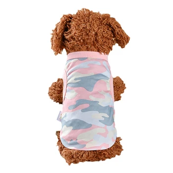 Laiško Spausdinimo Vasaros Naminių Šunų Drabužius, Šunų Minkštos Medvilnės Drabužius Šunį Vest Kvėpuojantis marškinėliai Kačių Mažiems Šunims XS-XL