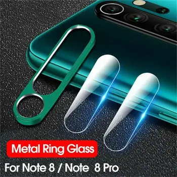 Grūdintas Stiklas + Metalas Žiedo Xiaomi Redmi Pastaba 8 Pro 