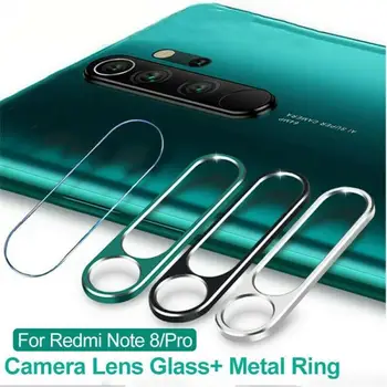 Grūdintas Stiklas + Metalas Žiedo Xiaomi Redmi Pastaba 8 Pro 