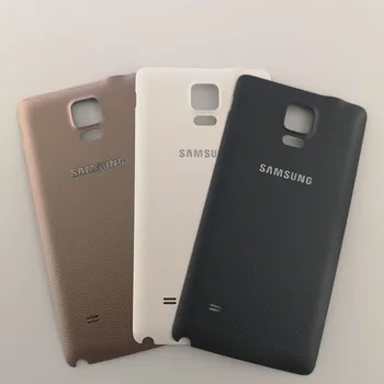 Naujas Baterijas, galinis Dangtelis Skirtas Samsung Galaxy Note, 4 Nota 4 NOTE4 N910F N910V N910C N910I Galinis Korpusas Baterijos dangtelis Atveju Pakeitimo