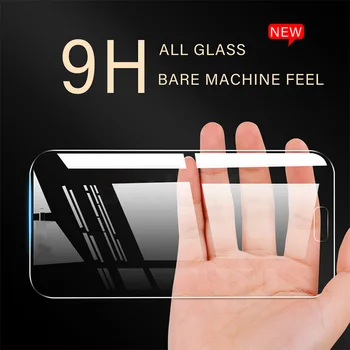 3Pcs Grūdintas Stiklas Ekrano apsaugos Huawei Y5 Y6 2017 Atsparumas Smūgiams Burbulas Nemokamai Apsauginės Plėvelės 9H Stiklo