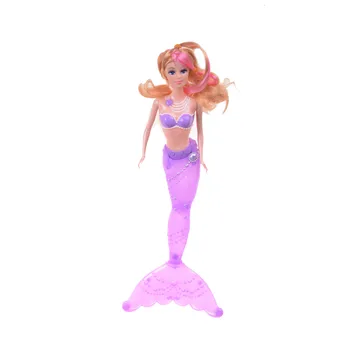 34cm Didelės Lėlės Žaislas Princesė Undinėlė Lėlė Su LED Šviesos Klasikinis Girl Gimtadienis, Kalėdos Dovanas