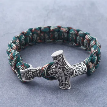Bižuterijos Viking Ax Wrap Thor Apyrankės, Bangles amuletas naudojimo būdai Cosplay Papuošalai Vyrams, Moterims