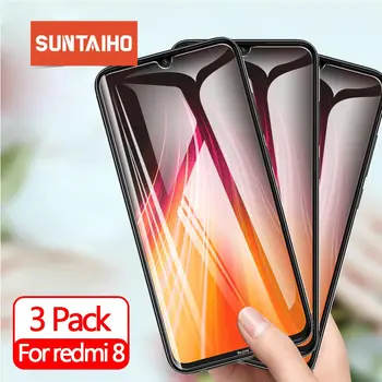 Suntaiho 3PCS Grūdintas Stiklas XiaoMi RedMi 9 Pastaba Pro Screen Protector, Stiklo RedMi 7 7A 8 6 6A 4x Pastaba 7 8 Note9Pro Stiklo
