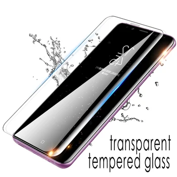 2vnt dangtelis skirtas samsung Galaxy s20 Ultra S10 lite S10e S8 S9 plus S7 kraštas grūdintas stiklas, apsauginė plėvelė telefono screen protector