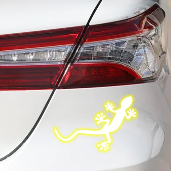 LEEPEE Gecko šviesą Atspindinčios Juostelės Juosta Saugos Perspėjimo Ženklo Automobilių Atspindintis Lipdukas Bamperis Automobilių Lipdukas Auto Dekoras Automobilio stiliaus