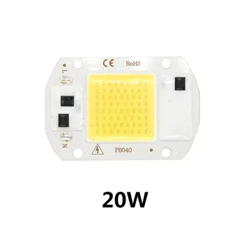 AC220V 5W 10W 20W 30W 50W Lámpara LED, COB (chip Variklio Smart IC Žetonų Už 
