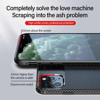 Ultra-plonas Anglies Pluošto, Silikoninis Telefono dėklas Skirtas iPhone 11 Pro Max SE XSMax XR XS X 8 7 6s 6 Plius Prabanga Kameros apsauginis Dangtis