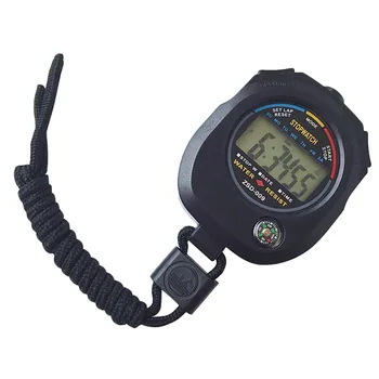 Chronografas Skaitiklis, Laikmatis, LCD Digital Sporto Chronometras Nešiojamą Sporto Chronometras su Dirželiu Profesinės