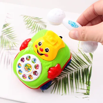 Švietimo Žaislai, Kūrybiniai Vielos traukimo Besišypsantis Veidas Modeliuojamas Telefono Vėjo Iki Žaislas Vaikų Žvalgybos žaislai vaikams