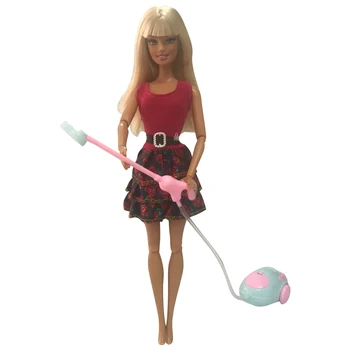 NK Vieną Rinkinį Lėlės Priedai, Plastikinės lėlės Valymo Rinkinys Mergina Namų valymo priemonės Barbie Lėlės-Geriausia Dovana Vaikui DZ