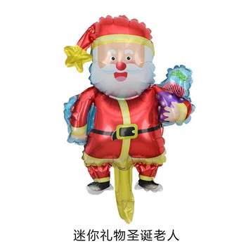 6pcs Kalėdų Vakarėlį Balionai Santa Claus Folija Kolbų Helio Globos Kalėdų Varpas Kamuolius Kalėdų balionų Dekoras Kalėdos Prekes