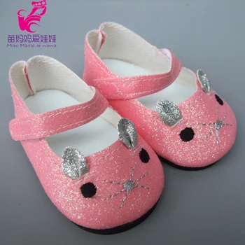 Vasaros bateliai 18 Colių mergina Lėlės Jean 7cm Lėlės Batai 45CM Reborn Baby Doll Kutas vasaros Sandalai, batai