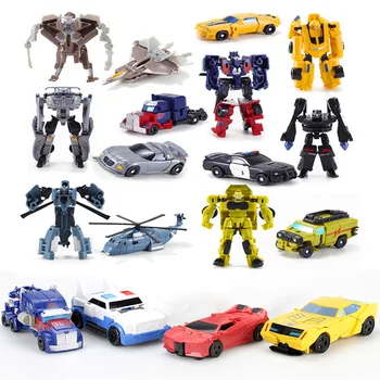 Vaikai Transformacijos Robotas Automobilių Anime Veiksmų Skaičius, Žaislų Plastiko Mini Švietimo Deformacijos Robotas Žaislai Vaikams Berniukams, Mergaitėms Dovanų