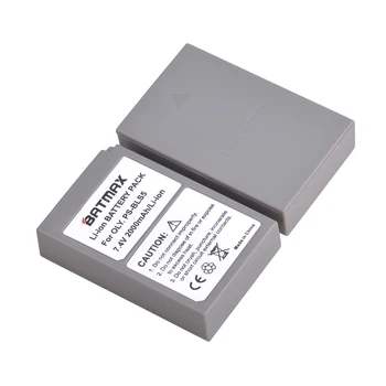 Batmax PS-BLS5 BLS5 BLS-50 BLS50 Baterija + kroviklis skirtas Olympus PEN E-PL2,E-PL5,E-PL6,E-PL7,E-PM2, OM-D E-M10, E-M10 II, Stylus1