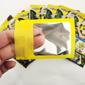 7x10 CM Zip-Lock Maišeliai Animacinių filmų Piktžolių Krepšiai 3.5 Gramų Individualų Atspausdintas Krepšiai Su Windows, Laikantys Tabako Didmeninės
